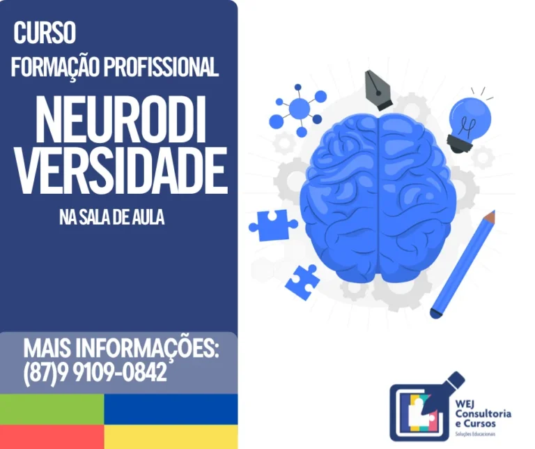 CURSO DE FORMAÇÃO PROFISSIONAL NEURODIVERSIDADE NA SALA DE AULA: FORMAÇÃO PARA AUXILIARES DE APOIO ESCOLAR