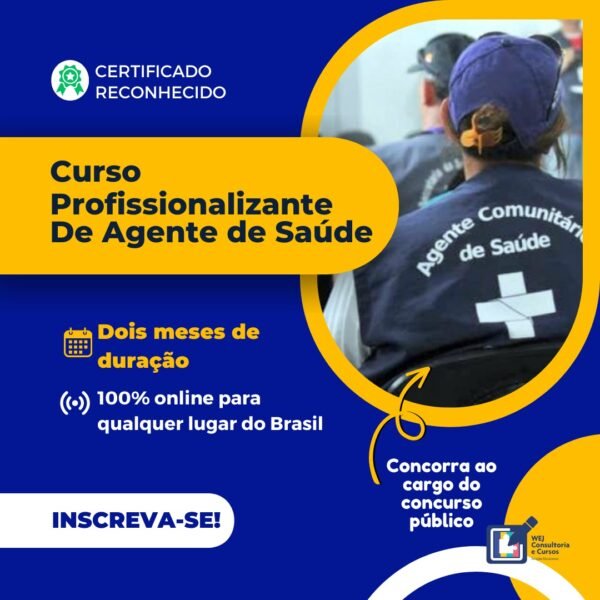 Curso Profissionalizante Básico em Agente de Saúde