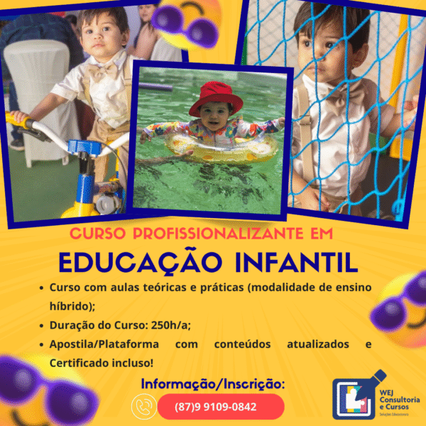 CURSO DE FORMAÇÃO PROFISSIONAL EM EDUCAÇÃO INFANTIL