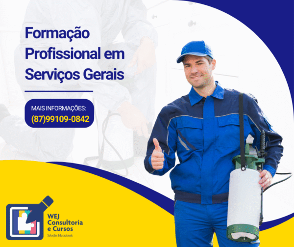 FORMAÇÃO PROFISSIONAL EM SERVIÇOS GERAIS/ZELADOR